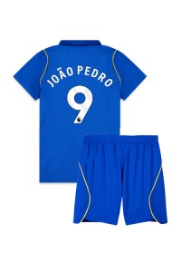 Chelsea Joao Pedro #9 Jalkapallovaatteet Lasten Kotipeliasu 2026-27 Lyhythihainen (+ Lyhyet housut)